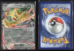 Team Rocket's Persian ex 150/182 Double Rare Destined Rivals Pokemon Holo NM - Image 3