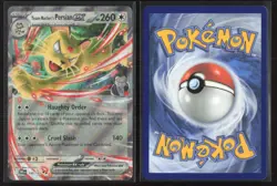 Team Rocket's Persian ex 150/182 Double Rare Destined Rivals Pokemon Holo NM - Image 3