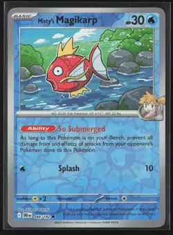 Misty's Magikarp Common SV10: Destined Rivals 048/182 NM Pokemon Reverse Holo - Image 1