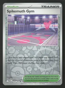 Spikemuth Gym Uncommon SV10: Destined Rivals 169/182 NM Pokemon Reverse Holo - Image 1