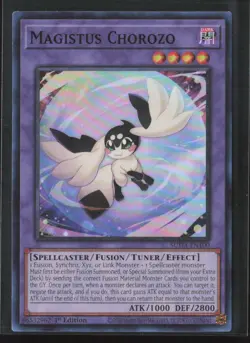 Magistus Chorozo SUDA-EN100 Super Rare Supreme Darkness Yu-Gi-Oh 1st Edition NM - Image 1