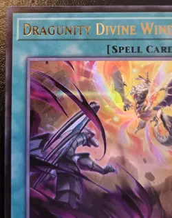 Dragunity Divine Wind BLGG-EN015 1st Ed. Ultra Rare Glorious Gallery Yu-Gi-Oh! - Image 2