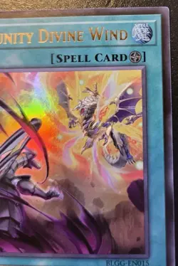 Dragunity Divine Wind BLGG-EN015 1st Ed. Ultra Rare Glorious Gallery Yu-Gi-Oh! - Image 3