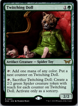 Twitching Doll (201) - MTG - Duskmourn: House of Horror Regular - Image 1
