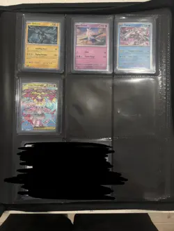Pokemon TCG Binder Page Lot - English Foil Cards: Charizard Mew Pikachu - Image 5