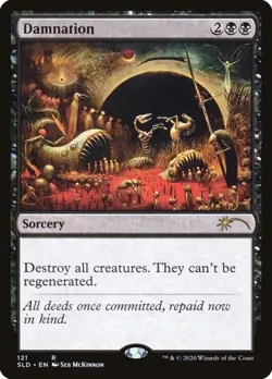 MTG English Damnation NM Foil Secret Lair - Image 1