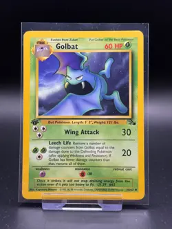 Golbat 34/62 Fossil 1st Edition NM Pokemon Card TCG WOTC Vintage - Image 1