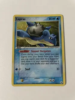 Pokemon Lapras Holo Rare EX Legend Maker Card 8/92 - Image 1