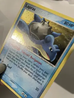 Pokemon Lapras Holo Rare EX Legend Maker Card 8/92 - Image 3