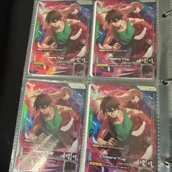 4x Gundam TCG Card Game Heero Yuy Alt Art ST02-010 C+ Premium Accessory PB01 - Image 1