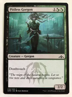 MTG Guilds of Ravnica Pitiless Gorgon 218/259 NM - Image 1