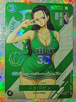 Card One Piece NBA Basketball Nami Nico Robin Boa Hancock Vivi Sexy Holo - Image 1