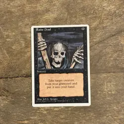 Raise Dead VLP/NM 4th Edition 1995 MTG Magic the Gathering Card MTG TCG - Image 1