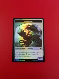 1x Elemental | FOIL TOKEN 017/020 | Unstable | MTG Magic Cards - Image 3