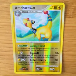 AMPHAROS 1/127 POKEMON CARD (PLATINUM SET) REVERSE HOLO - Image 1