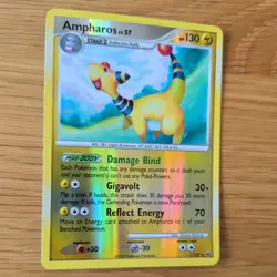 AMPHAROS 1/127 POKEMON CARD (PLATINUM SET) REVERSE HOLO - Image 3