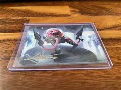 MTG TMNT Art Series Krang, Master Mind Art Card Gold Stamped 4/54 - Image 3