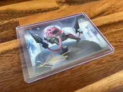 MTG TMNT Art Series Krang, Master Mind Art Card Gold Stamped 4/54 - Image 4