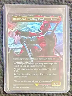 Deadpool, Trading Card (1753) (Rainbow Foil) Secret Lair Drop Foil - Image 1