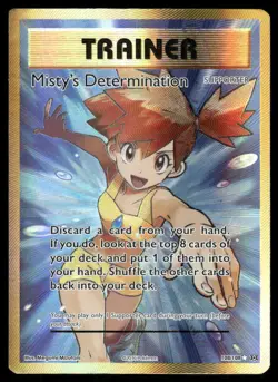 Pokemon Cards Misty's Determination 108/108 Holo Evolutions Ultra Rare LP + - Image 1