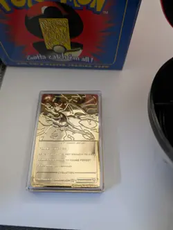 Charizard Burger King Gold Plated Pokemon Card 1999 - 1 sealed & 1 open - Image 2
