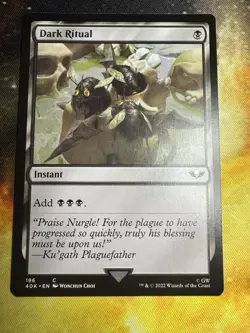 1 x Dark Ritual - Regular - Universes Beyond: Warhammer 40,000 - NM-Mint - MTG - Image 1