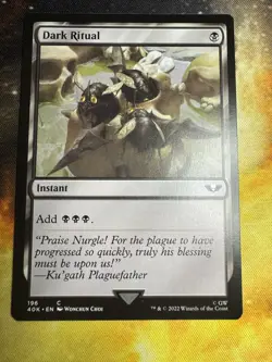 1 x Dark Ritual - Regular - Universes Beyond: Warhammer 40,000 - NM-Mint - MTG - Image 2