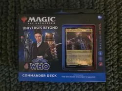 MTG Commander Precon - Dr. Who - Masters of Evil Sealed!! Clean!! - Image 1