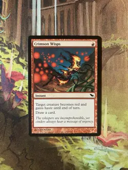 1x Crimson Wisps LP Eng MTG - Shadowmoor - Image 1