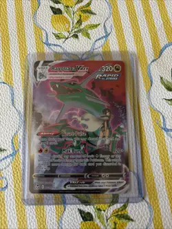 Pokemon TCG Rayquaza VMAX TG20/TG30 Swsh12: Silver Tempest Holo LP - Image 1