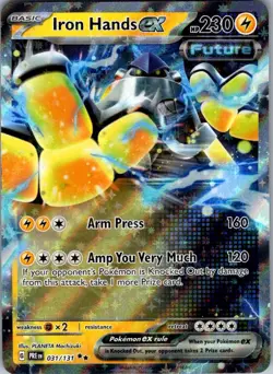 Iron Hands ex 031/131 Holo Double Rare Prismatic Evolutions Pokemon Near Mint - Image 1