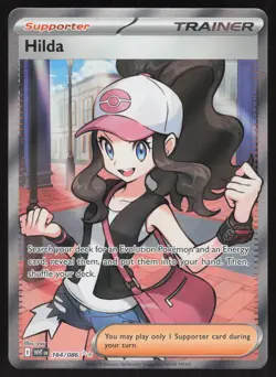 Pokemon Hilda Ultra Rare 164/086 SV: White Flare Holofoil NM - Image 1