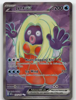 JYNX EX 191/165 ULTRA RARE 151 POKEMON NEAR MINT - Image 2