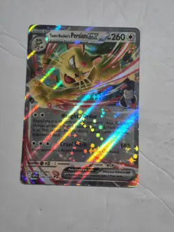Team Rocket's Persian ex 150/182 Double Rare Destined Rivals Pokemon Holo NM - Image 1