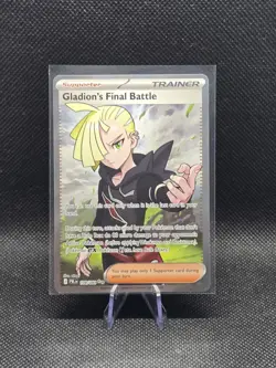 Pokemon TCG Gladion's Final Battle Full Art Holo Ultra Rare 108/084 English - Image 1