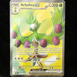 Pokemon TCG Arboliva ex 207/182 SV10 Destined Rivals Ultra Rare Holo HP 310 - Image 2