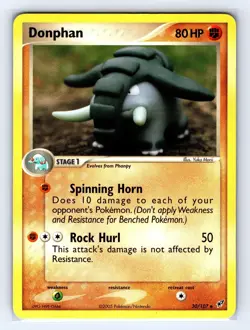 Donphan 30/107 UC Pokemon Deoxys LP - Image 1