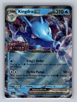 Kingdra ex (Shrouded Fable Stamped) 012/064 Pokemon Miscellaneous Cards NM/M - Image 1