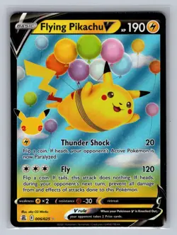 Flying Pikachu V 006/025 V Rare Pokemon Celebrations LP Holo - Image 1