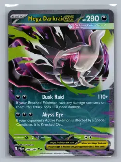 Mega Darkrai ex 048/084 Double Rare Pokemon Pitch Black Holo NM/M - Image 1
