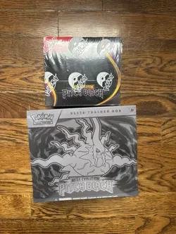 Pitch Black Pokemon Center ETB + Booster Box - Image 1