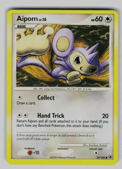 Aipom 50/100 Common Majestic Dawn Pokemon Near Mint - Image 1
