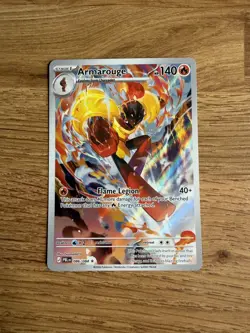 Pokemon TCG Armarouge 086/084 Illustration Rare Pitch Black - Image 1