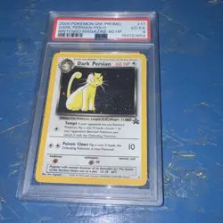 2000 POKEMON GAME PROMO NINTENDO MAGAZINE-60 HP #17 DARK PERSIAN-HOLO PSA 4 - Image 1
