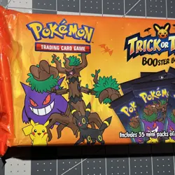 Pokemon Trick or Trade BOOster Bundle 35 Mini Packs Halloween Sealed New - Image 2