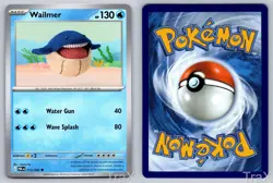 Wailmer 015/084 Pitch Black Pokemon NM Common Asako Ito Crochet - Image 3