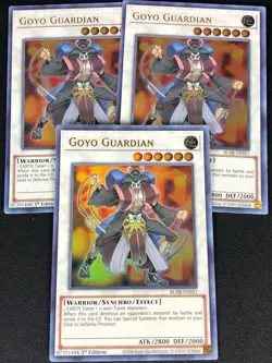 YUGIOH GOYO GUARDIAN BLAR-EN057 1ST ULTRA X3 (NM) - Image 1