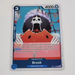 One Piece TCG Brook Rare OP11-056 A Fist of Divine Speed English Foil Card NM - Image 1