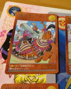 ONE PIECE VISUAL ADVENTURE CARDDASS CARD REG CARTE 74 MADE IN JAPAN 2000 ** - Image 1