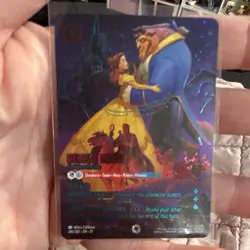 Ravensburger Disney Lorcana Belle & Beast Certain As the Sun 242/204 Iconic - Image 1